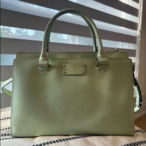 Kate Spade Wellesley Durham Convertible Tote (Mint Colour)